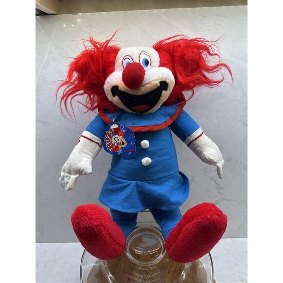 Bozo The Clown Plush Doll Toy 1989 Ace Novelty Co 16" Inches Tall Larry Harmon - Picture 1 of 8